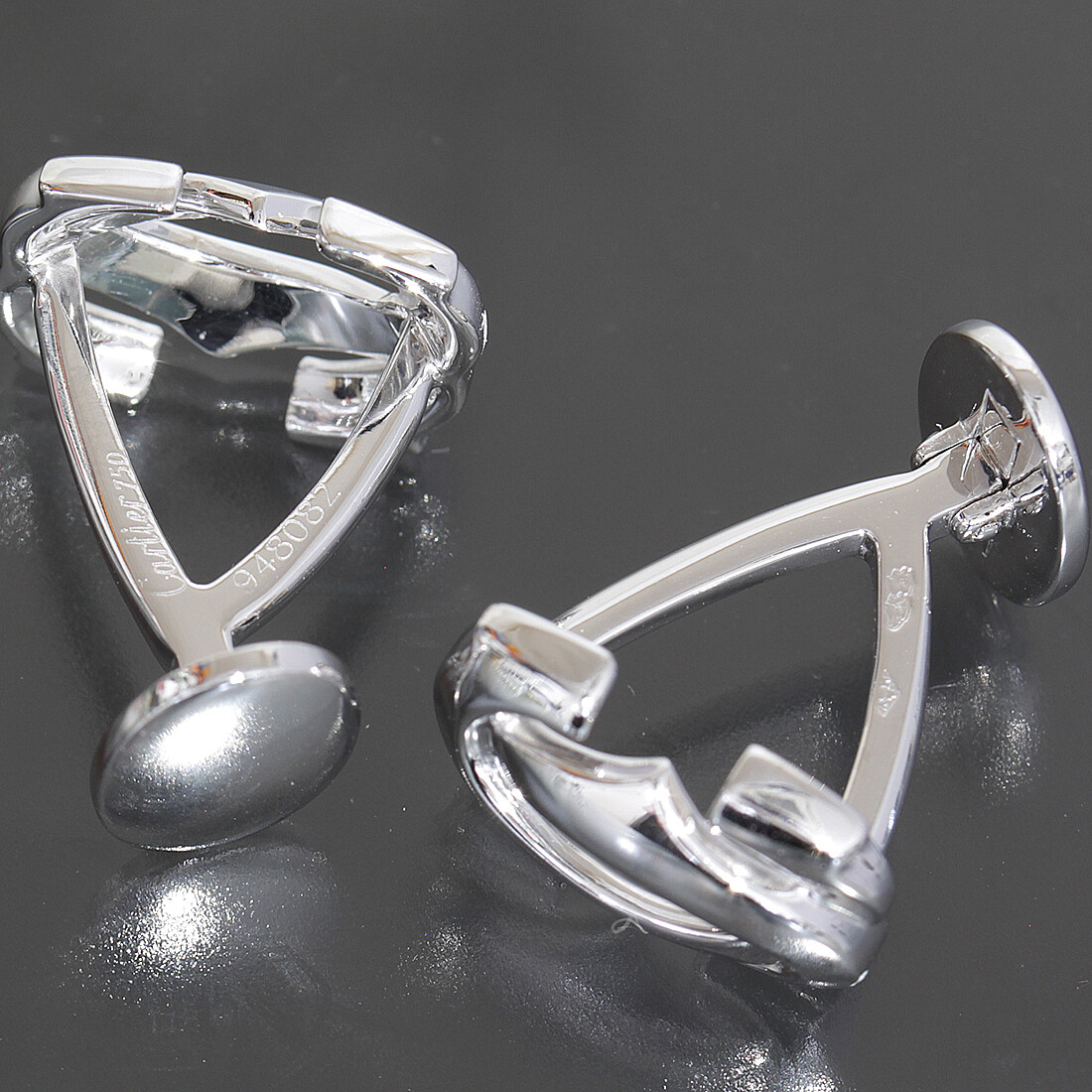 CARTIER Penelope Cufflinks 750 White Gold Cufflinks K18WG