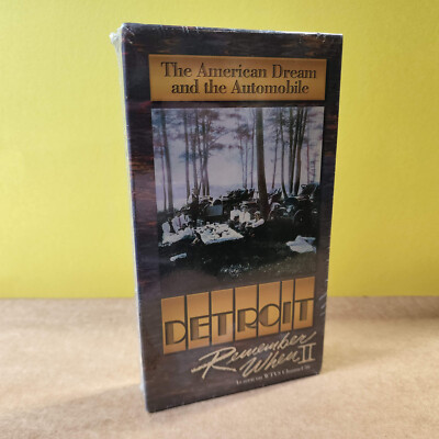 Detroit Remember When II (2) from PBS WTVS 56 NEW SEALED VHS Free USA Shipping 