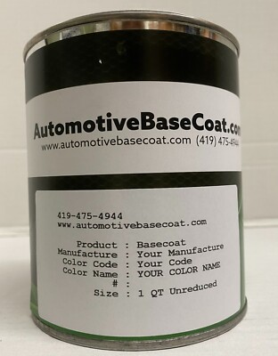 SUBARU BASECOAT PAINT **UNREDUCED**  1 Quart