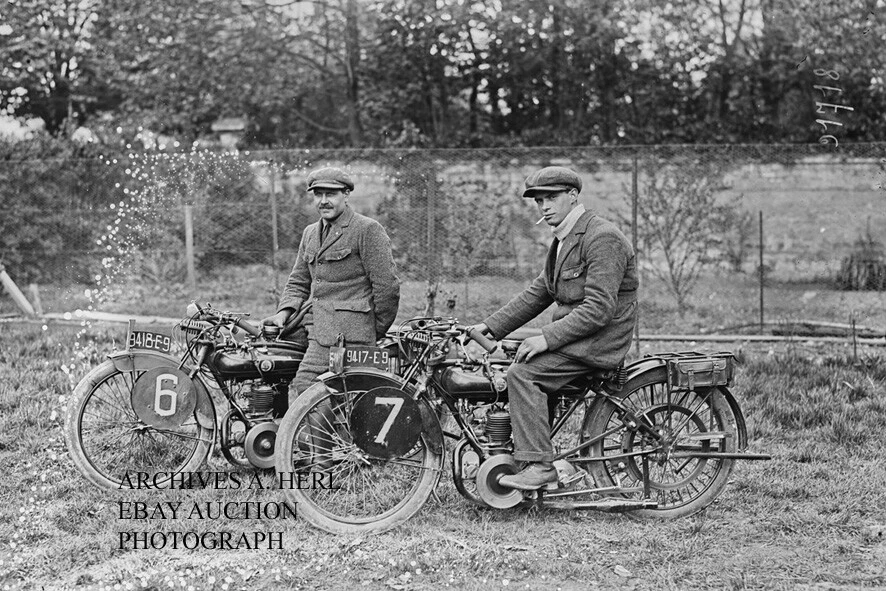 Soyer racer JAP engine Favard Bignon 1924 Tour de France photo