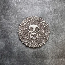 CRTCO ‘Muerte Doubloon’ Hand Poured 1 OZT Fine Silver Pirate Treasure