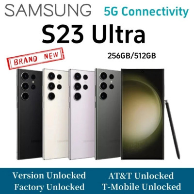 NEW&SEALED Samsung Galaxy S23 Ultra 5g Factory Unlocked US STOCK 2-year warranty