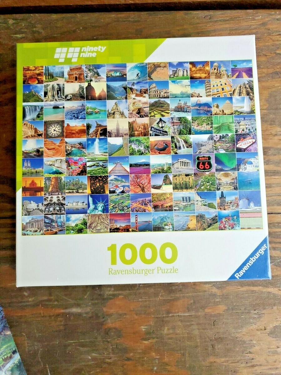 Ravensburger 99 Beautiful Places On Earth 1000 Piece Puzzle NEW IN