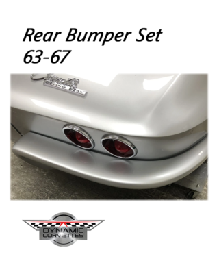 C2 Corvette Rear Bumpers Custom Fiberglass Restomod- Hardware