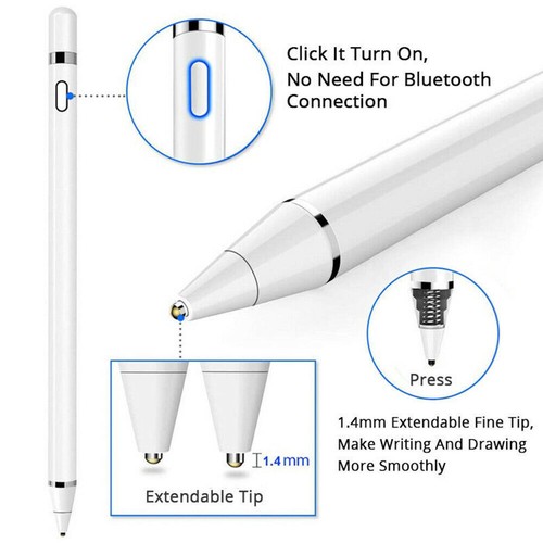 Stylus for Apple Pencil 1st 2nd 3rd 4th Gen All iPad Pro Mini Air Tablet New - Picture 8 of 10