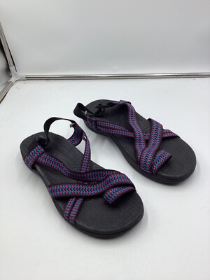 AIRWALK WENDELIN Womens Sport Sandals Black/Pink/Blue Size 7.5
