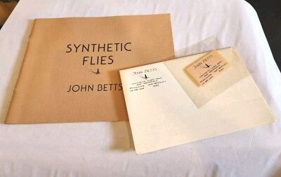 Livre Synthetic Flies Par John Betts - 1ère édition 1980 - Pêche à La Mouche - NEUF