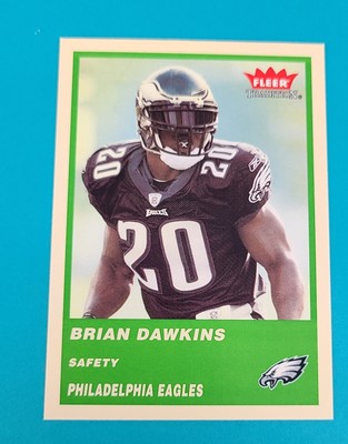 2004 Fleer Tradition Green VAR SP #215 Brian Dawkins Eagles FOOTBALL Card e
