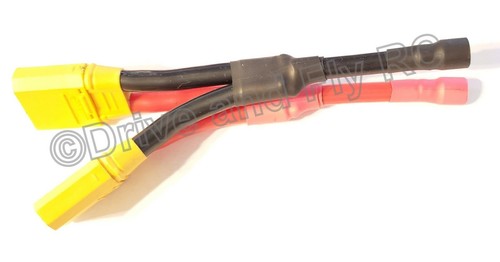 XT90 Parallel connector 10AWG Silicone Gauge wire XT-90 LiPo 8mm Castle Plug - Picture 6 of 12