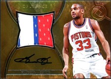 2017 Panini Opulence PS-GHL Grant Hill Precious Swatch Signatures Silver #'d /15