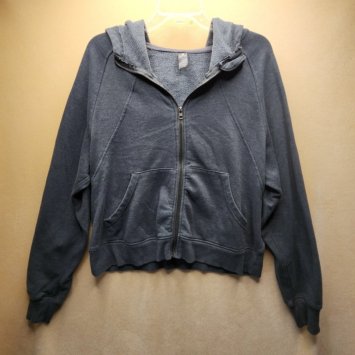 90 Degree By Reflex Fleece Lined Hoodie Sweater Women s Large