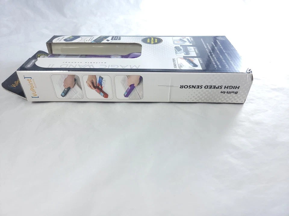 VuPoint Solutions PDS-ST441PU Magic Wand II Portable Scanner NEW Sealed Purple - Image 3 of 4