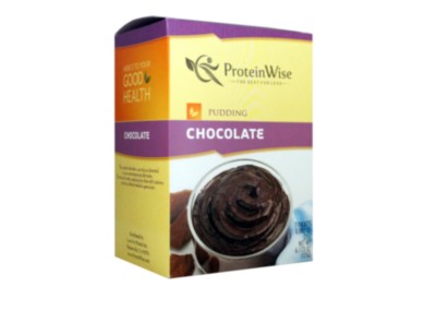 Keto Treats: ProteinWise low carb Chocolate Pudding mix 7 packets (3 carbs)