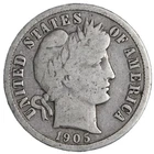 1905 Barber Dime Nice Circulated VG/FINE! Complete Your Album!