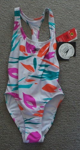 NWT NEW Speedo swimwear authentic archive collection 1980's sz 10 high leg