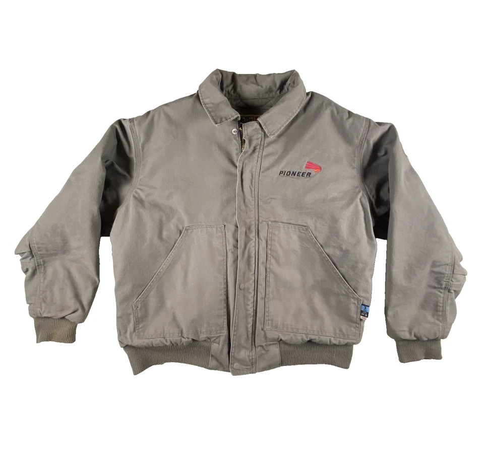 Walls FR Flame Resistant Insulated Quilted Work Jacket Gray Men’s XL - Excellent - Image 2 of 4