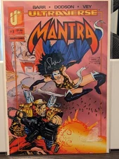 Mantra 1 Signed Mike Barr Ultraverse Comics NM