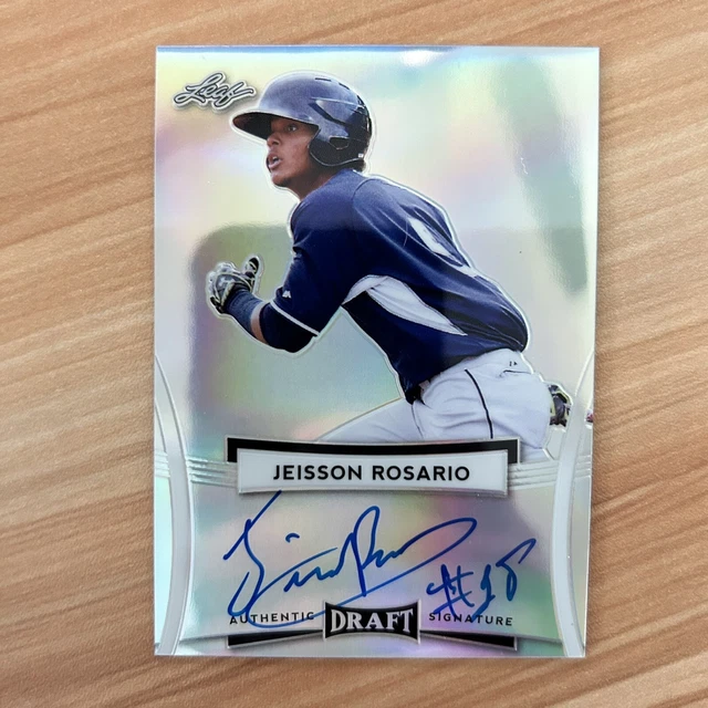 2017 Leaf Draft Jeisson Rosario Auto #FB-JR1 New York Yankees