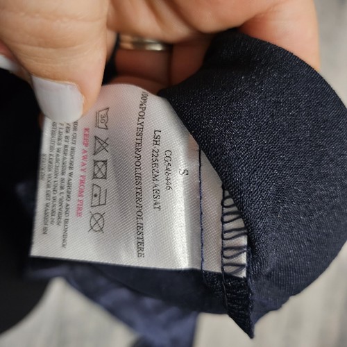 Blusa donna Peplum Brave Soul manica lunga blu navy taglia small nuova prezzo di listino 35€ - Foto 10 di 10