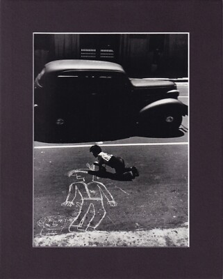 8X10'' Matted Print Photo Picture: John Gutmann, 1938 Artist Lives Dangerously