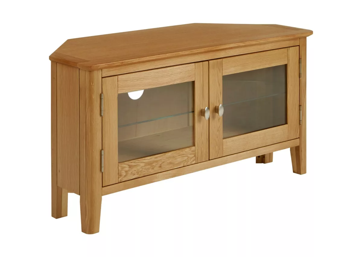 Oak corner tv unit ebay outlet