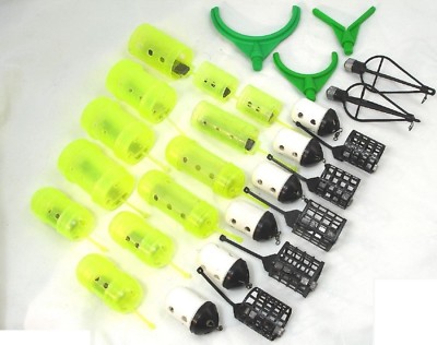25 x Feeders Large Small Cage Method Open End Fishing Swim Feeders Inc Rod Rests