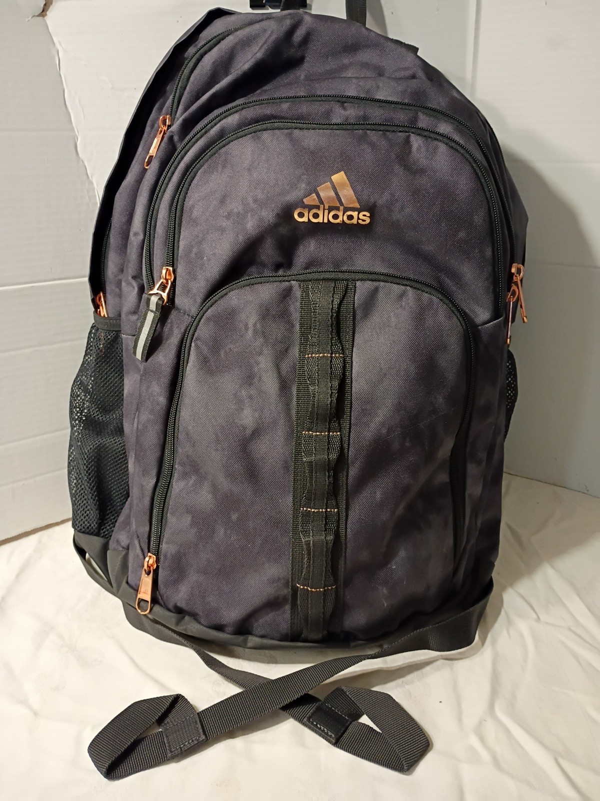 Black/Gray Adidas Load Spring Large Backpack-4 Ex… - image 1