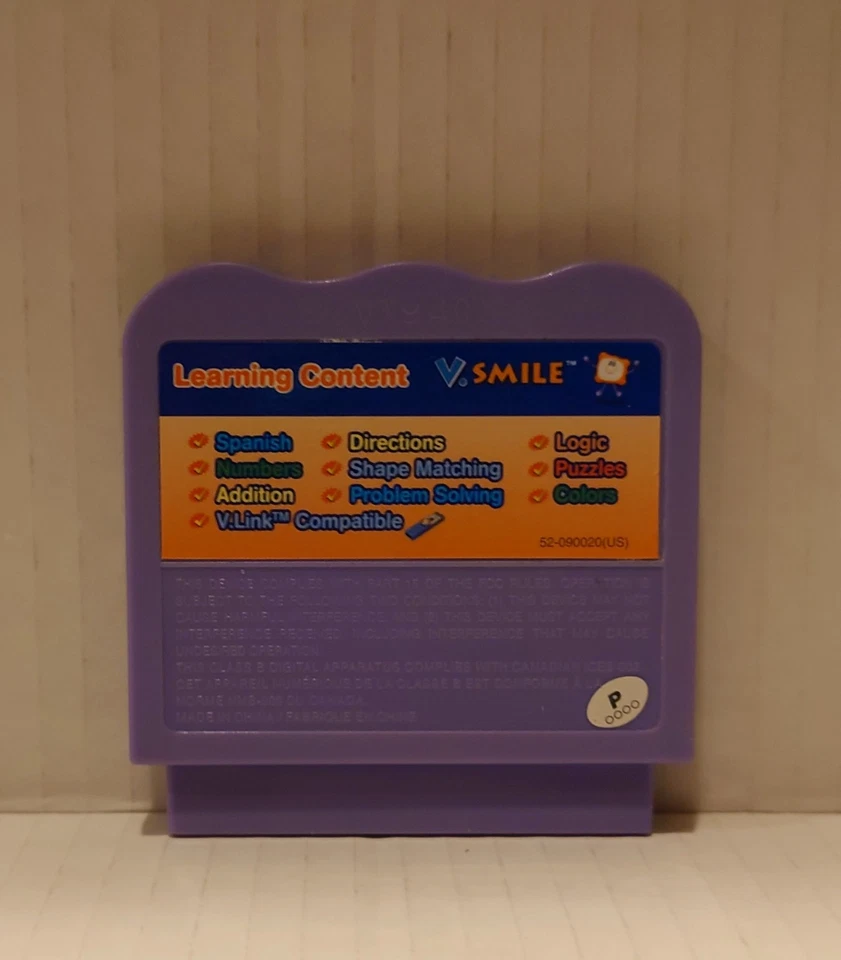 VTech VSmile learning system Disney Handy Manny game cleaned tested & works well - Image 2 of 2