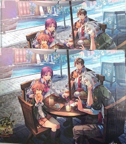 Trails of Cold Steel Clear Files Set di 2 - Non Aperto Include Ys IX Duty Paid o - Foto 1 di 2