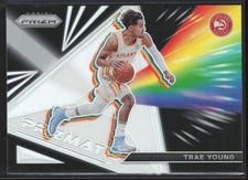 2021-22 Panini Prizm #17 Trae Young Prizmatic Prizm Silver