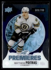2023-24 Upper Deck Ice Hockey Premieres Blue #248 Matthew Poitras /799