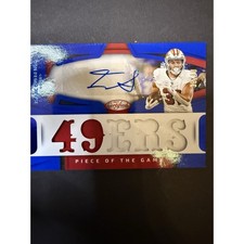 2025 Panini Certified Isaac Guerendo Piece of the Game patch auto 38/49 49ers