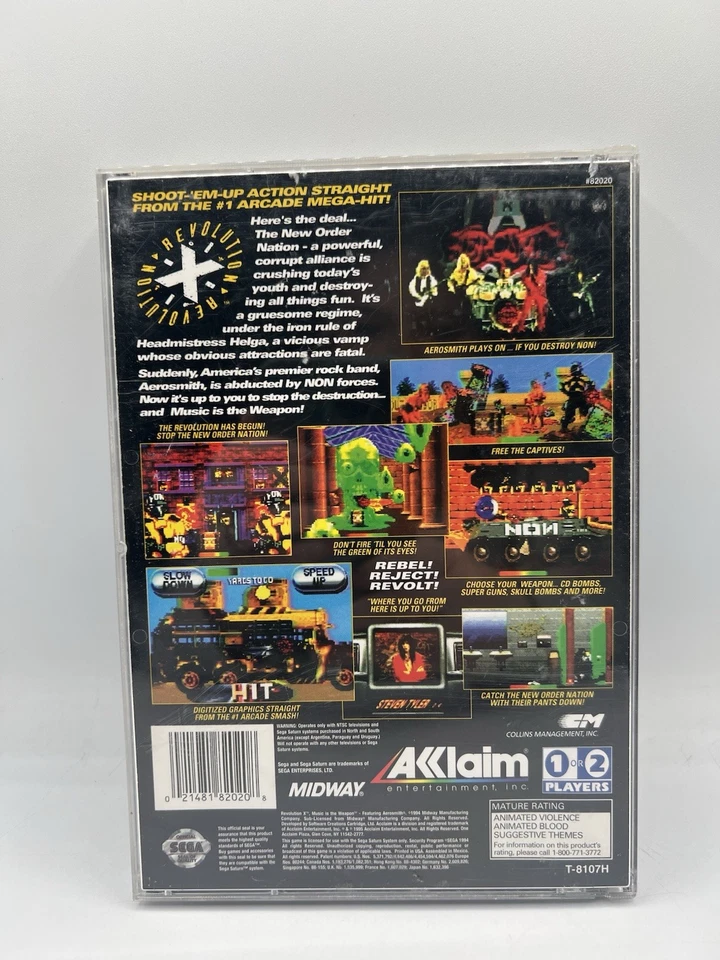 Revolution X Sega Saturn Complete CIB - Image 2 of 4