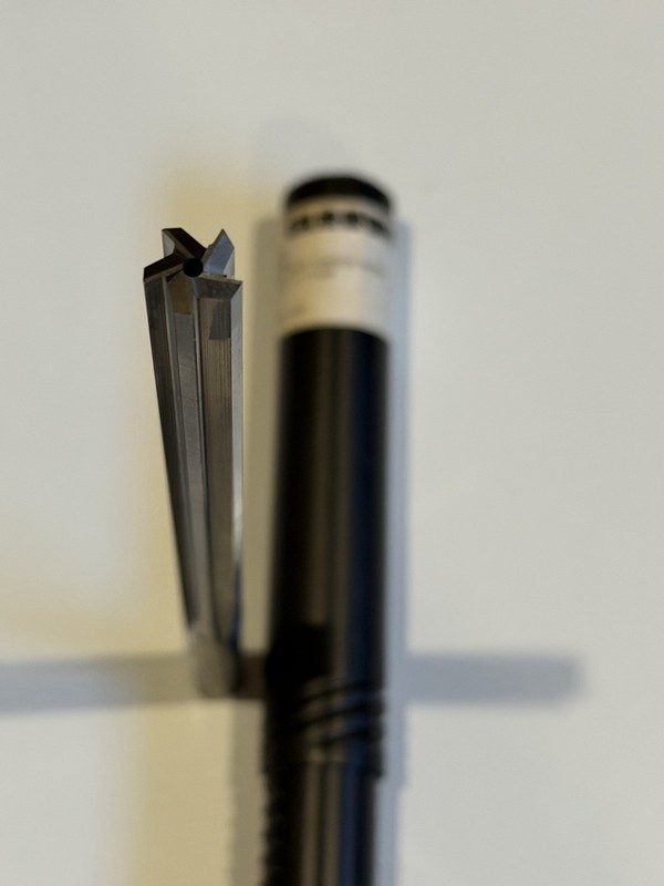 New Guhring Carbide Reamer 10.00 mm  5FL  7” X 5-3/8” Bottom Cut Coolant-Thru