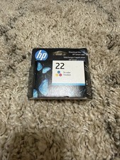 HP 22 Tri-Color Ink Print Cartridge New, Original