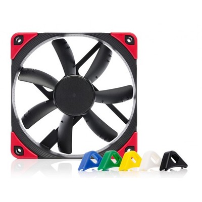 Noctua Chromax Schwarz Swap 120mm 1200RPM Case Fan mit/Anti-Vibration Pads