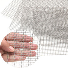Wire Mesh 5 Mesh, 4Pack 304 Stainless Steel Woven Wire Mesh Screen, 8X12 Inch St