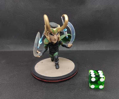 QmX Quantum Mechanix Q-Fig - Marvel Comics figure - Loki (loose)