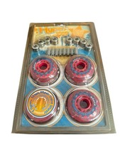 Hyper Wheels HyperLite Cruise Inline 90s Combo Bearings Spacers 72MM 78A Red VTG