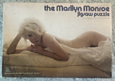 Vintage Marilyn Monroe 500 Piece Puzzle  18 x 24 inch original box Alskog c 1973