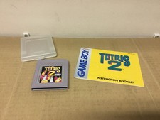 Used Game Boy Cartridge - Tetris 2 - w/ Manual - No Box *Tested*