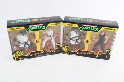 Playmates Teenage Mutant Ninja Turtles vs Cobra Kai Johnny Daniel Don Mike 2PK