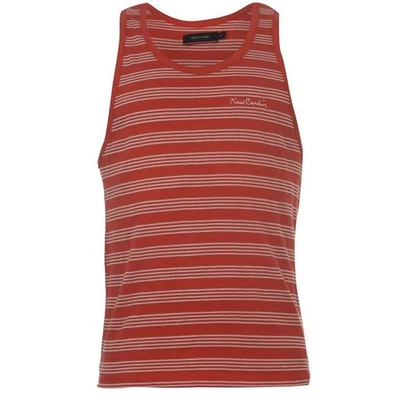 PIERRE CARDIN Tank Top Muscle Shirt Muskel T-Shirt TShirt Rot M NEU - Bild 1 von 2