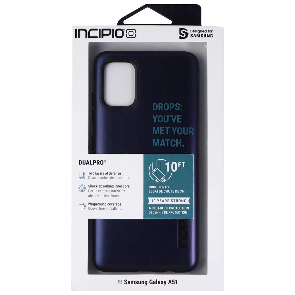 Incipio DualPro Dual Layer Case for Samsung Galaxy A51 - Midnight Blue - Image 4 of 4