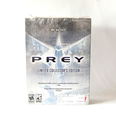 Prey (2006) Limited Collector's Edition PC DVD SteelBook w/ Art Book CIB