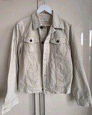 Beautiful vintage cotton sand women's jacket by United Colors of Benetton