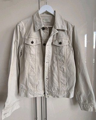 Beautiful vintage cotton sand women's jacket by United Colors of Benetton   