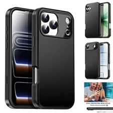 Case For Apple iPhone 17 Pro Max 17 Pro 17 Shockproof Heavy Duty Hard Back Cover