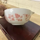 PYREX Bowl Pink Gooseberry Pattern.  Highly Sought After.