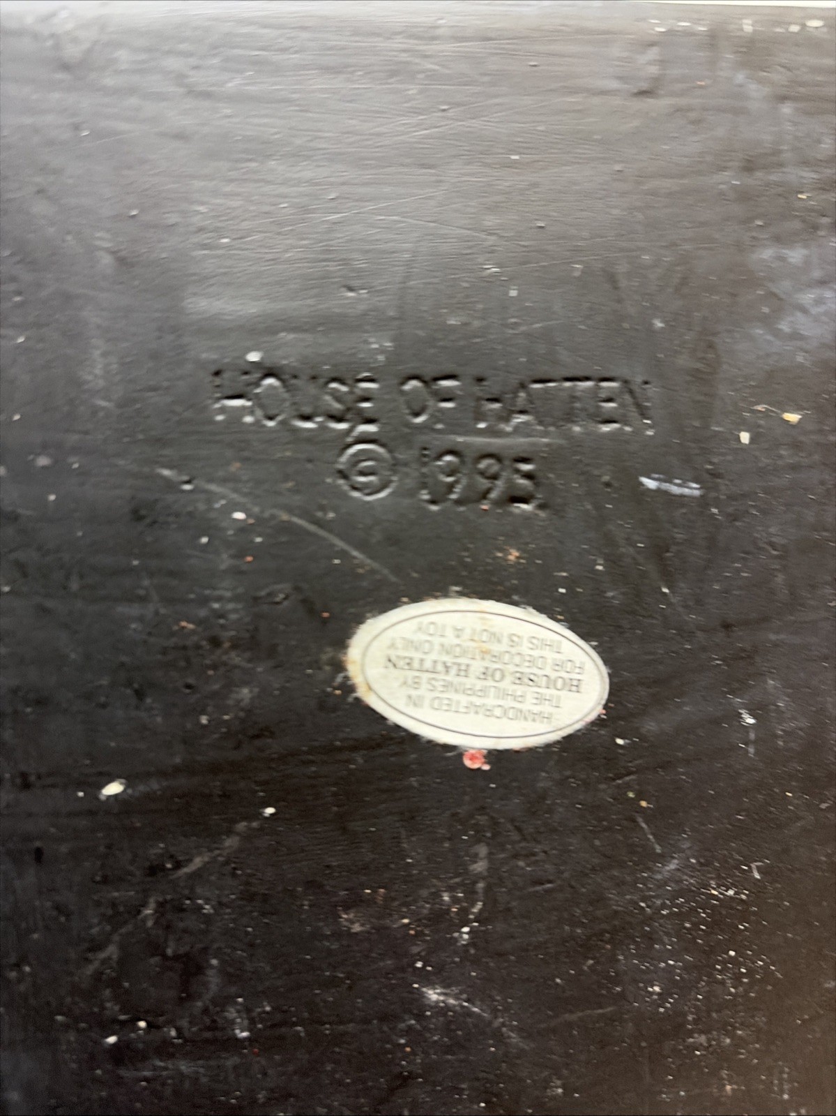 1995 HOUSE OF HATTEN NICK IN A BOX CHRISTAMS SANTA WITH 3 HANGING FIGURES